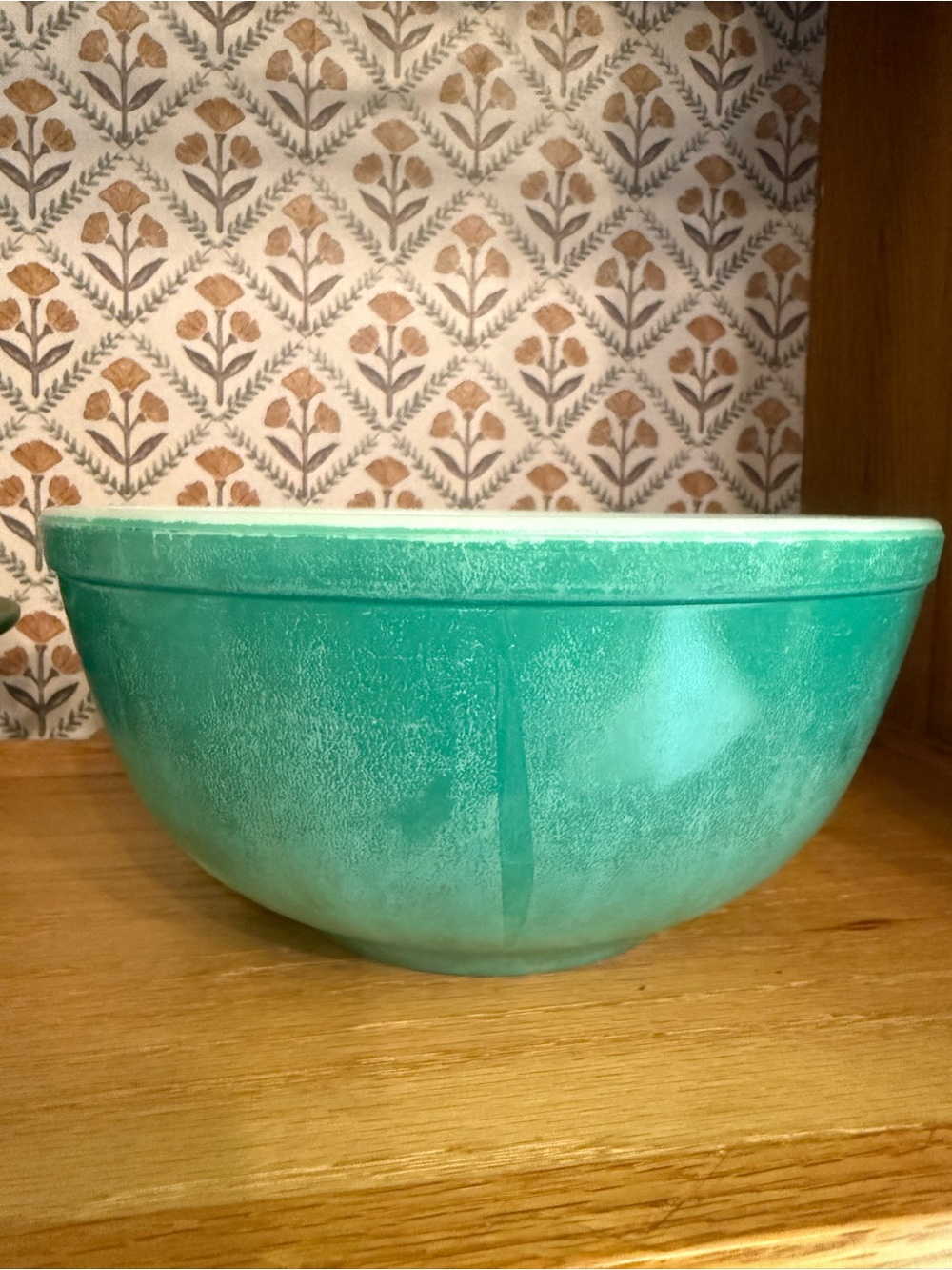 Pyrex #403 Turquoise Green Mixing Bowl